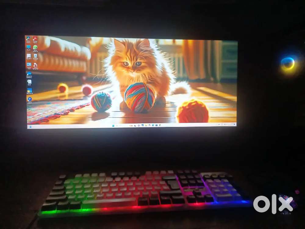 Gaming and Editing setup CPU and Monitor in warranty
