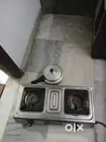3 litre presser cooker and 2 burner gas stove
