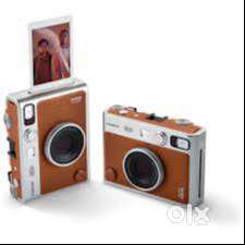 Fujifilm Instax Mini EVO Hybrid Instant Camera BROWN premium edition