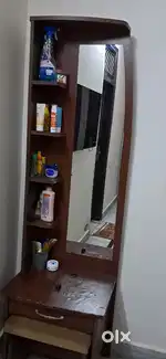 Dressing table with stool