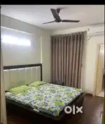 Available 2bhk fully furnished flat on airport road Zirakpur