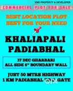37 dec Padiabhal khaliapali commercial plot