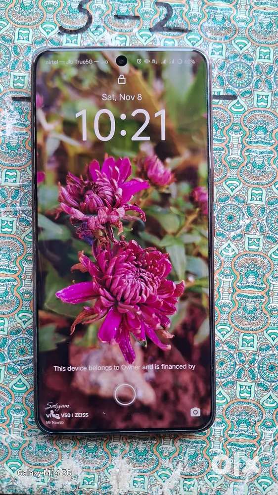 Brand - Vivo, Model - V50, 8gb ram 256gm, internal storage.