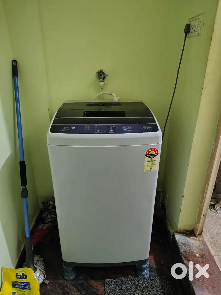 6.5 Haier kg washing machine and fridge