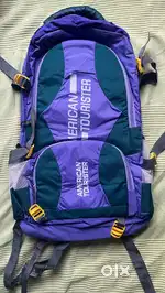  American Tourister Backpack – Purple  Durable & Stylish