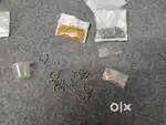 100pcs Keychains, chain(gold and silver)