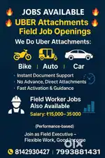 Umbrella work job Uber attachments bike car auto attachment