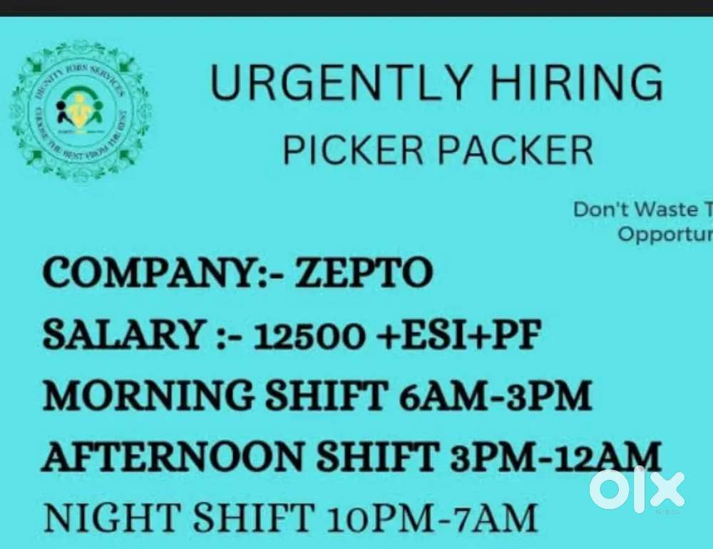 Zepto picker packer(grocery packing)