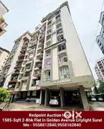 1585-Sqft 2-Bhk Flat In Golden Avenue Citylight Surat