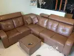 Cozy Leatherette sofa - Excellent condition