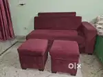 L shaped Sofa set with centre table
