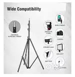 6 Feet Height Adjustable Aluminum Alloy Portable Light Stand