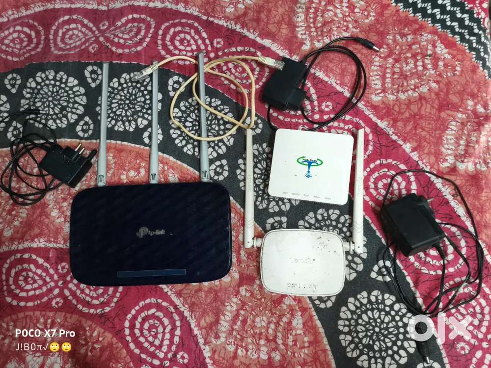 Router TP-Link/Tenda/Fiber Epon! All included!