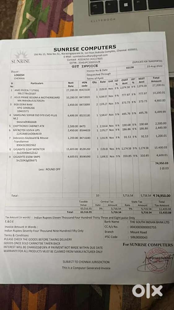 Gaming and editing PC