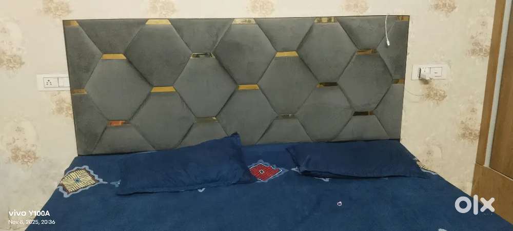 Double bed and computer table