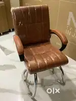 Office and home use Steel chair with cushion and 120 inch alr screen