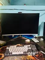 32inch zebronics monitor and one macanical keybord and zebronics CPU