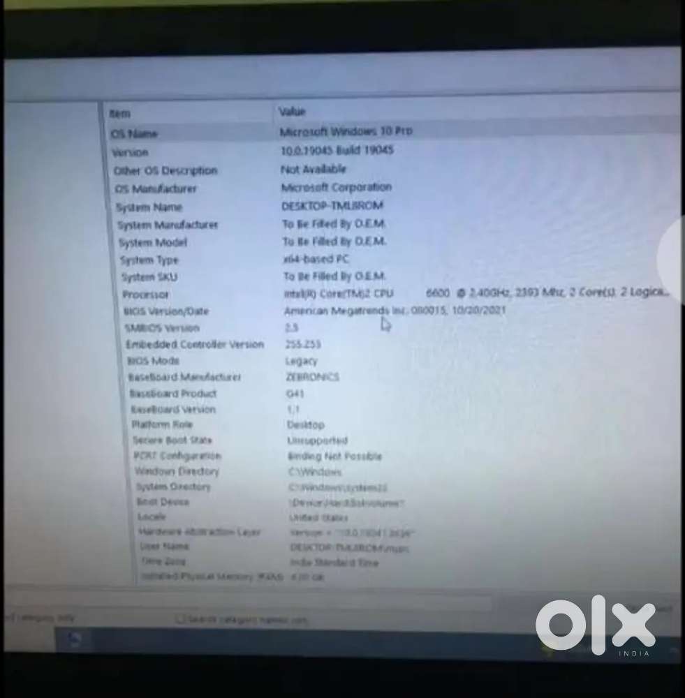Computer with wireless. mouse and keyboard