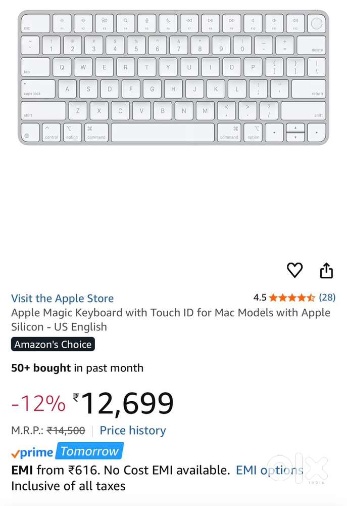Apple Magic Keyboard with Touch ID + Magic Trackpad BRAND NEW