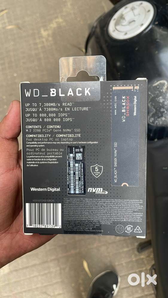 WD 1 tb black ssd