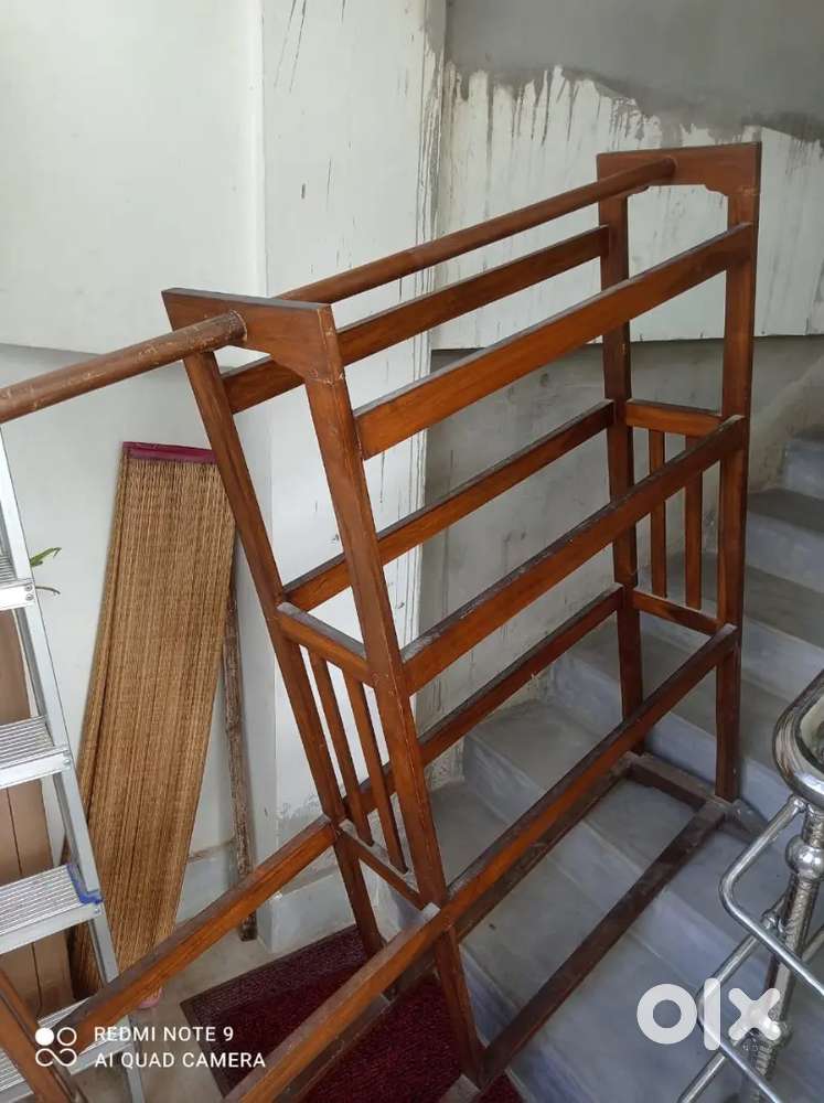 Wooden cloth stand (Alna) & Wooden Door