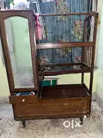 Wooden wardrobe and alna with mirror – Vintage Design