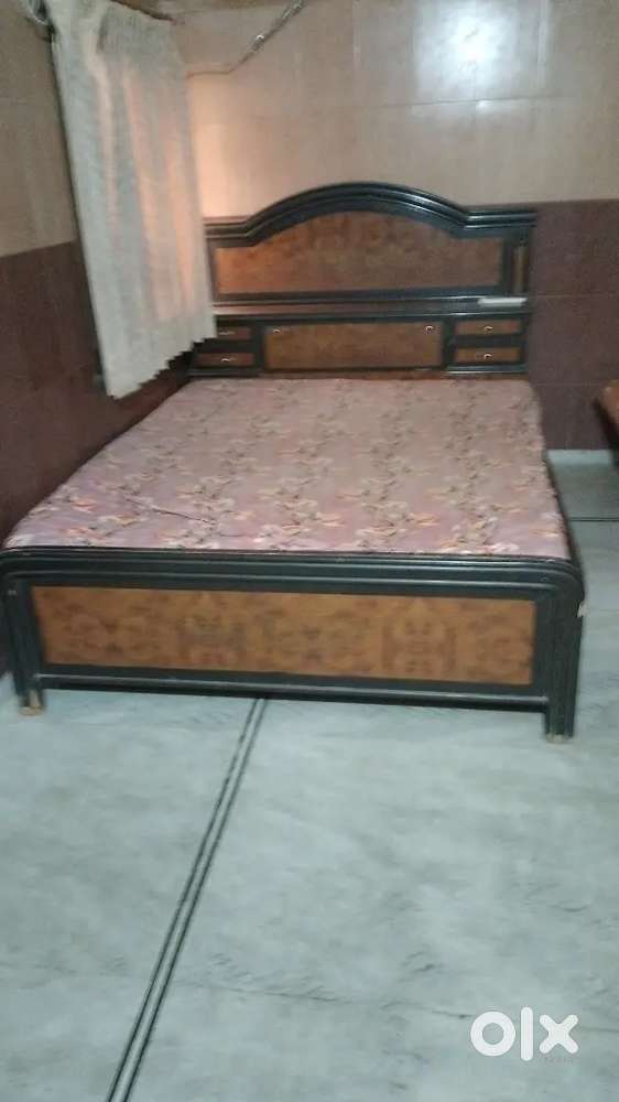 Wooden bed