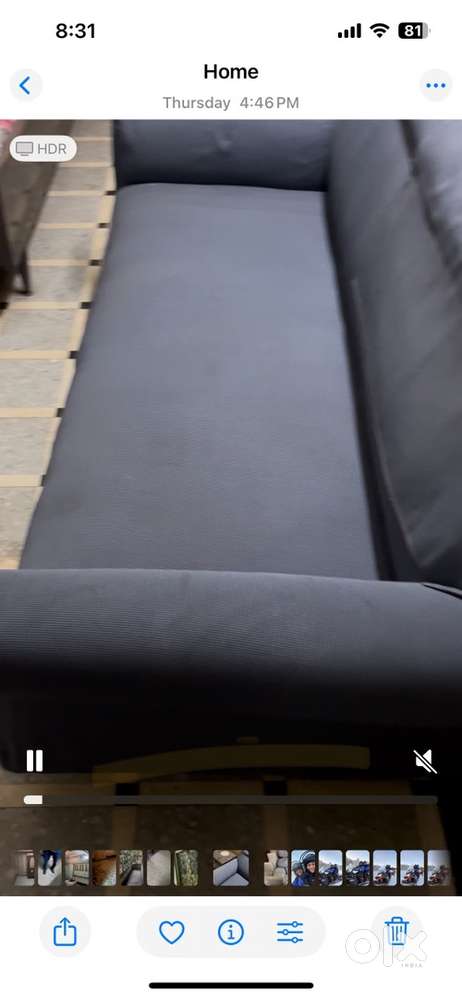 Sofa for three seaters used and in good condition