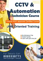 CCTV AND AUTOMATION COURSE WITH PARTTIME JOB WITH STIPEND