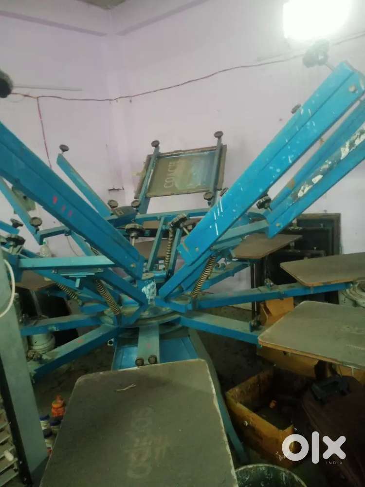 Screen print machine