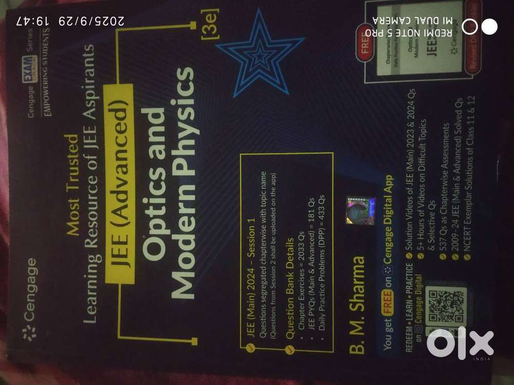 JEE(advance) optics and modern physics from cengage of latest version