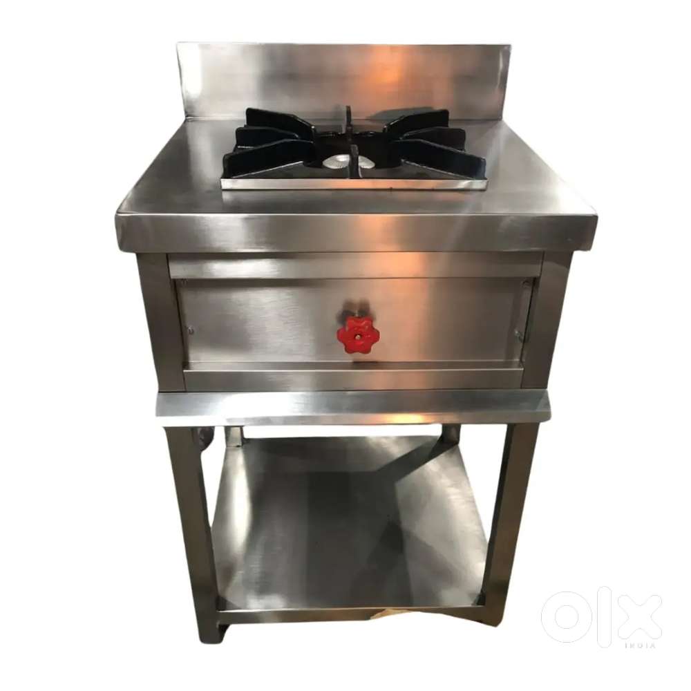 Single-burner gas stove - Stainless steel bhatti