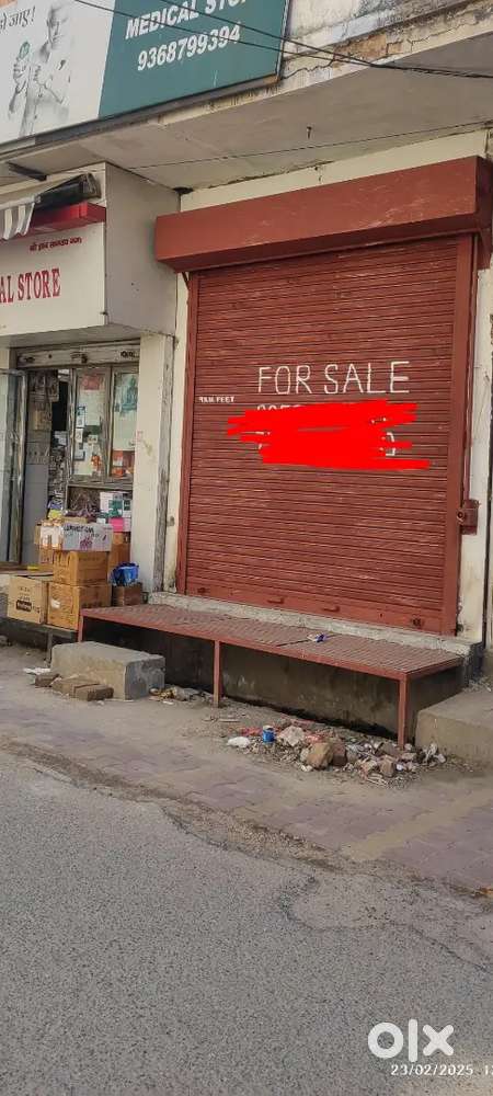 1 shop for sale at Gaushala main road mzn