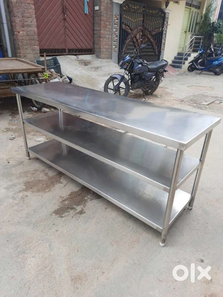 stainless steel working table or Cutting table (6.4 Ft) table For Sale