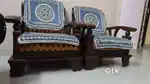 Solid wood sofa set