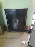 Sturdy Wooden Storage Cabinet with Shelves