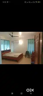 A well furnished 2bhk including AC gyger sofa dinning table bed TV etc