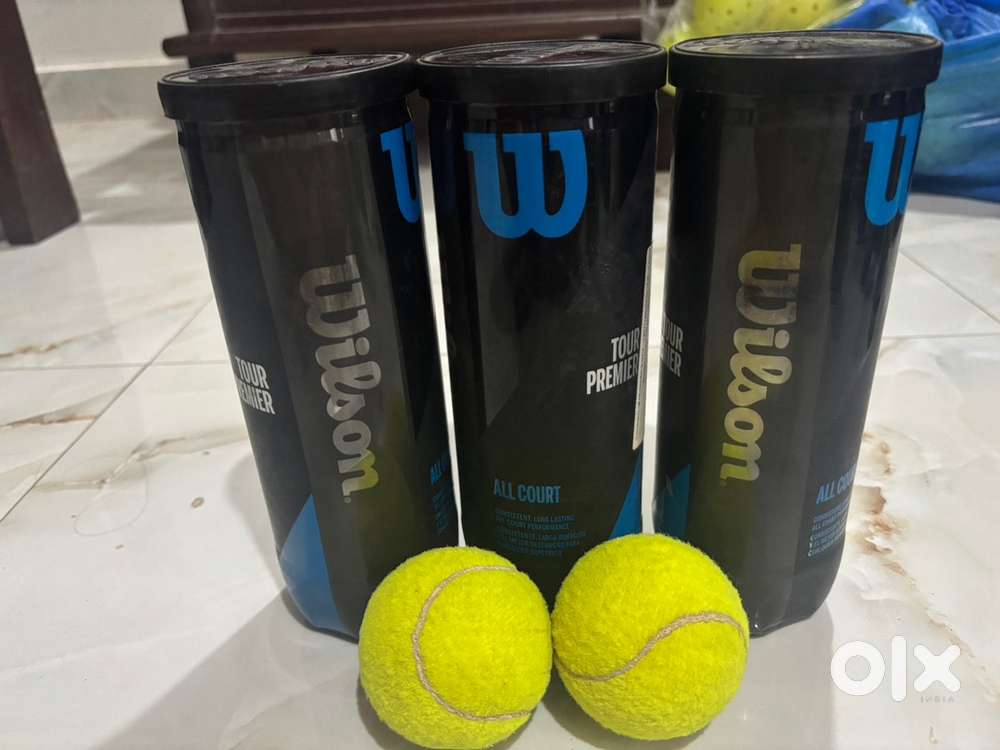 Lightly Used Tennis Balls – Prince, Wilson, AO, Babolat  (11 Cans)