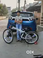 Appgrow folding cycle white colour 8000 fix price