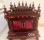 Teakwood Home Temple/Mandir/Pooja Unit