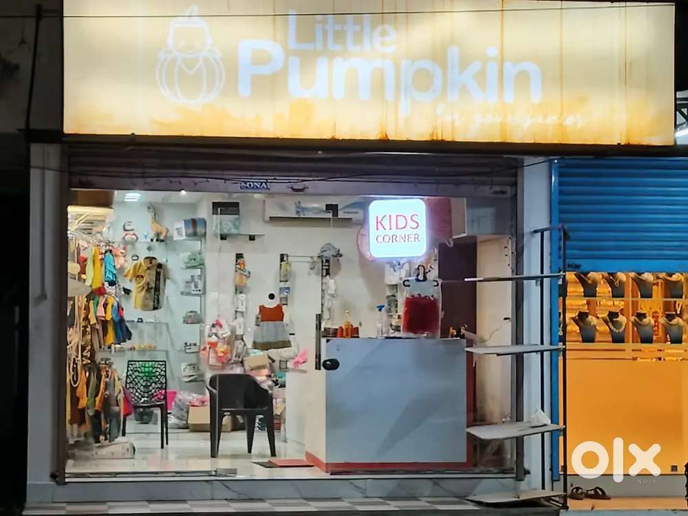 Kids shop with stock for sale