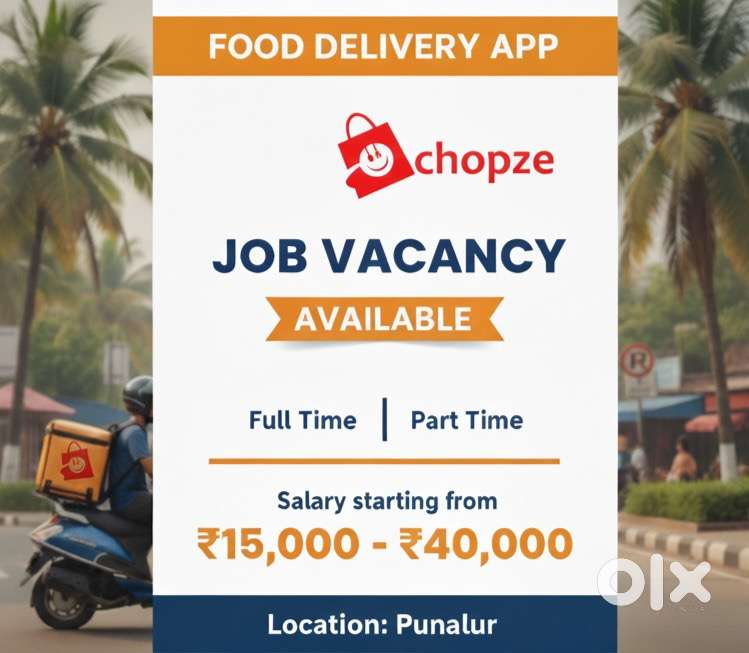 Food Delivery Partner  Job Full Time/Part Time