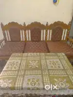 Sofa with central table