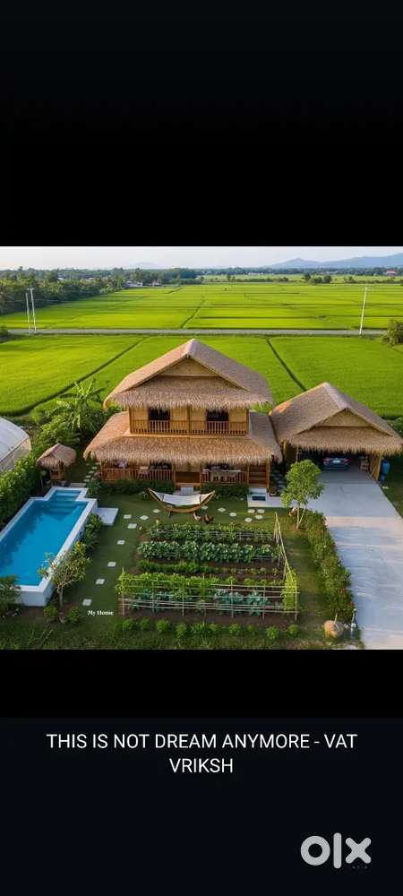 कॉर्नर फॉर्महाउस लैंड,,, किराए पर देने के लिए जबरदस्त, लाखों का फायदा