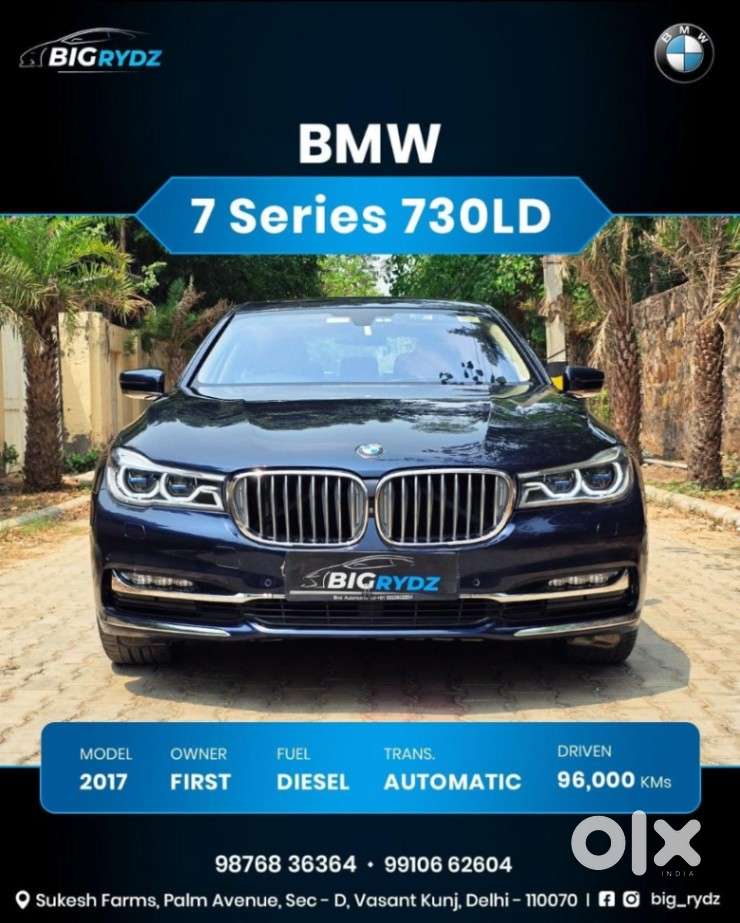 BMW 7 Series 3.0 730Ld M Sport Plus, 2017, Diesel