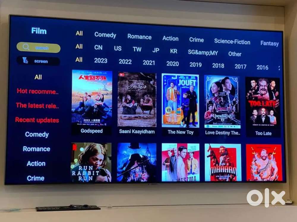 43 INCH ANDROID SMART LED TV 2 YEARS WARRANTY 4K