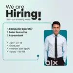 Job for Computer operator, Salesman, Accountant