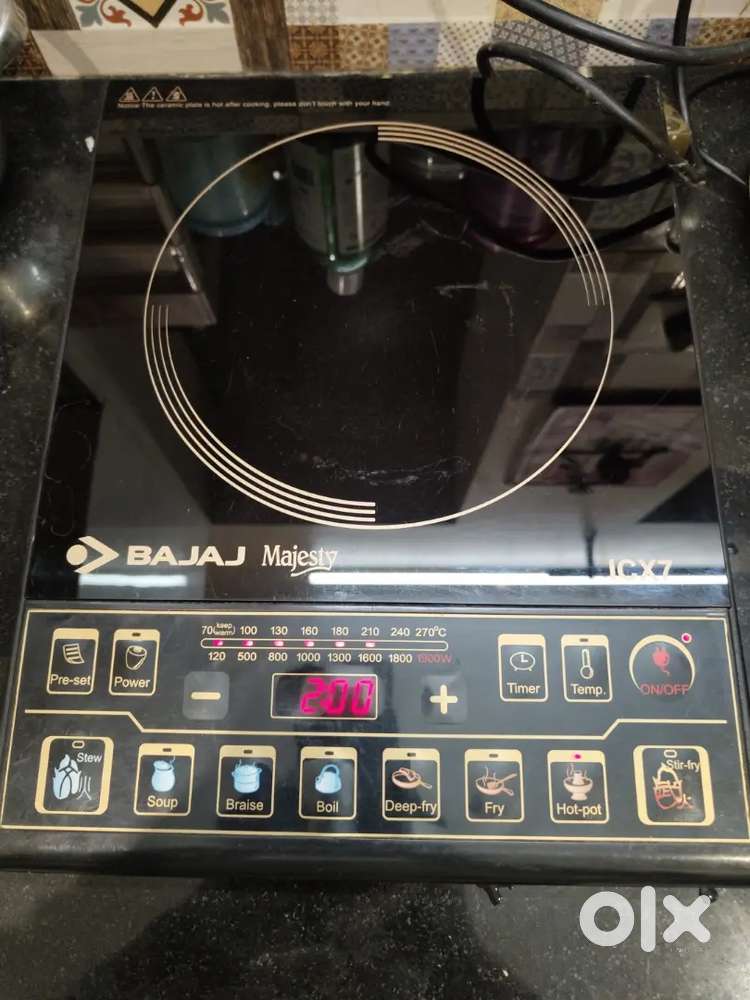 Bajaj Majesty 1900 Watt Induction for sale new condition
