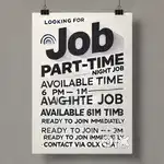 Seeking Part-Time Night Work | Available 6–11 PM Daily