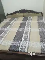 Double bed(without mattress)